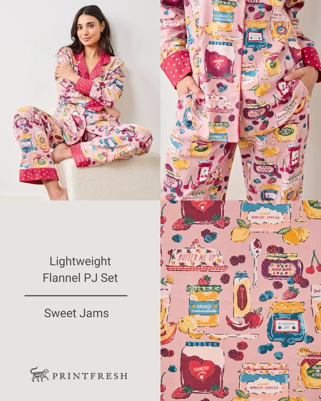 New Brand Just In! Printfresh PJ Set!