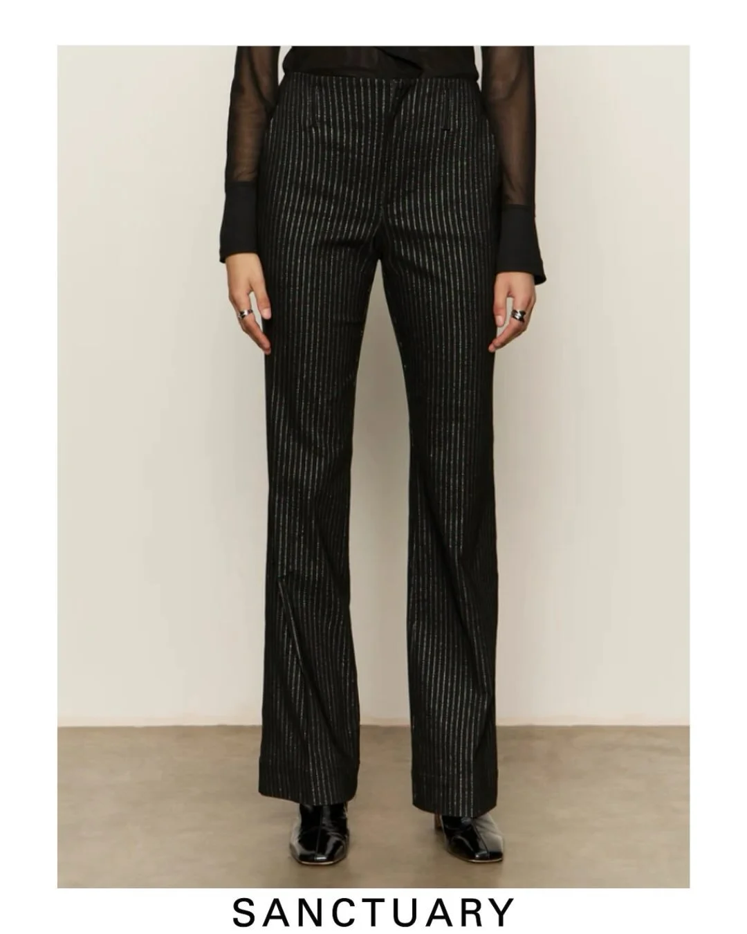 The Stunner Pant With Metallic Stripe.