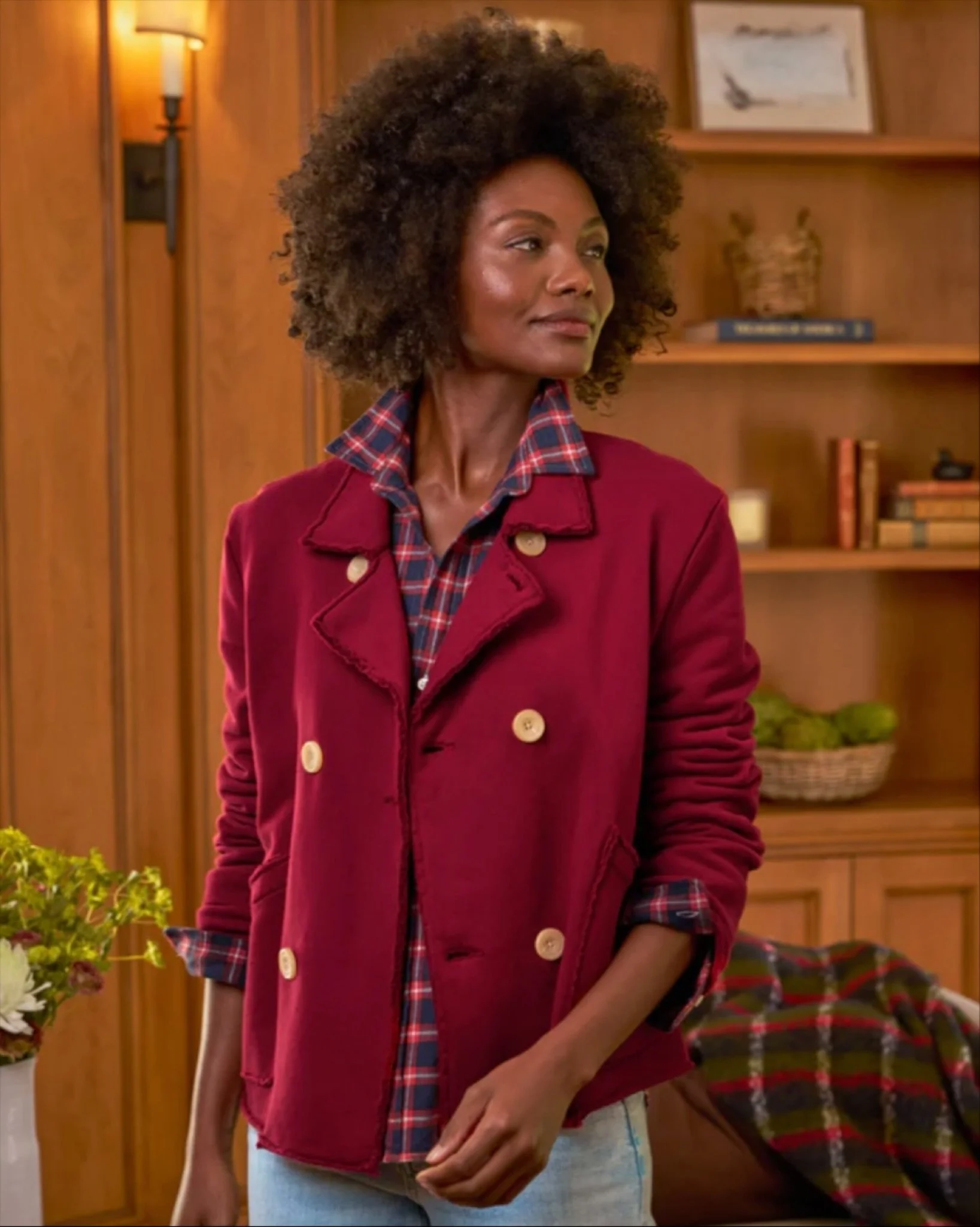 Perfect Frank &amp; Eileen!
.
Barry Flannel
&amp;  Mini Belfast Jacket