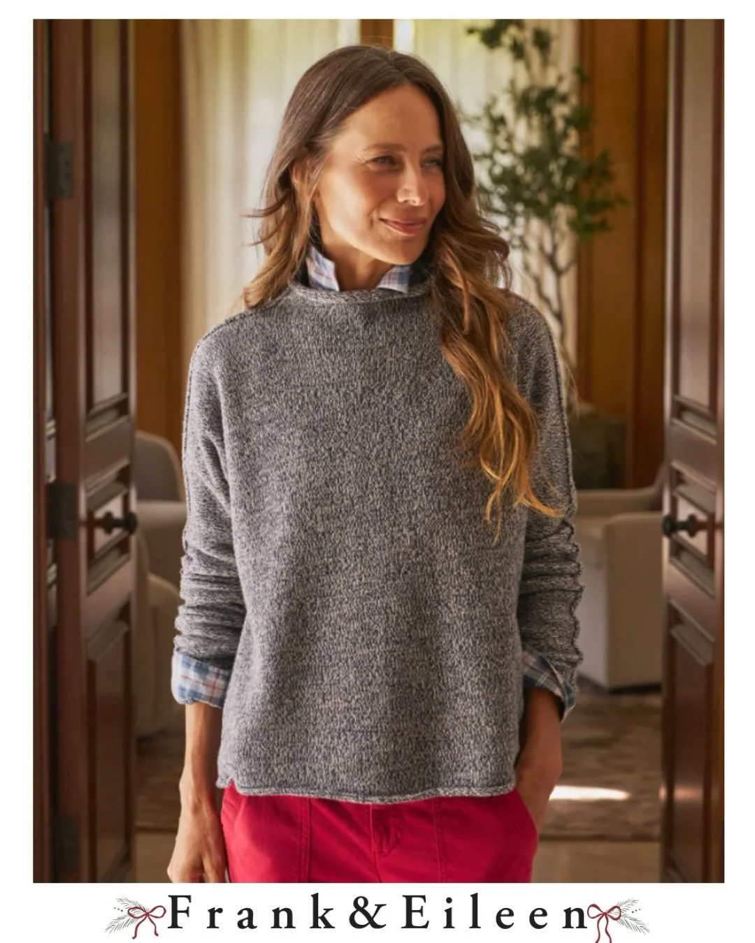 Restock! Monterey Sweater From Frank &amp; Eileen - 100% Japanese Cotton.