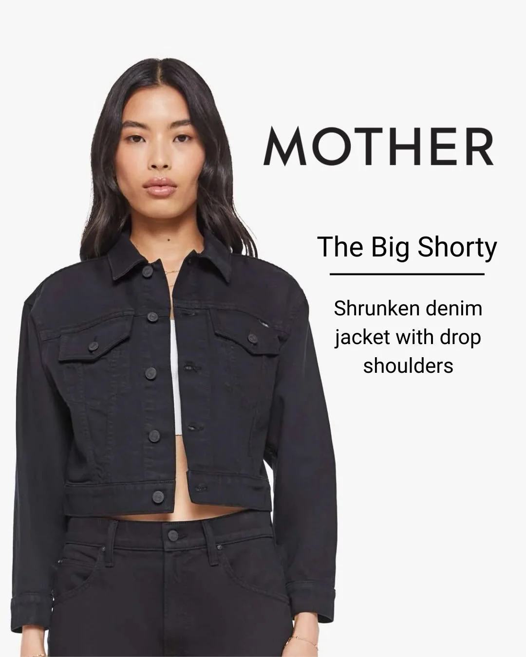 The Big Shorty Denim Jacket From MOTHER.