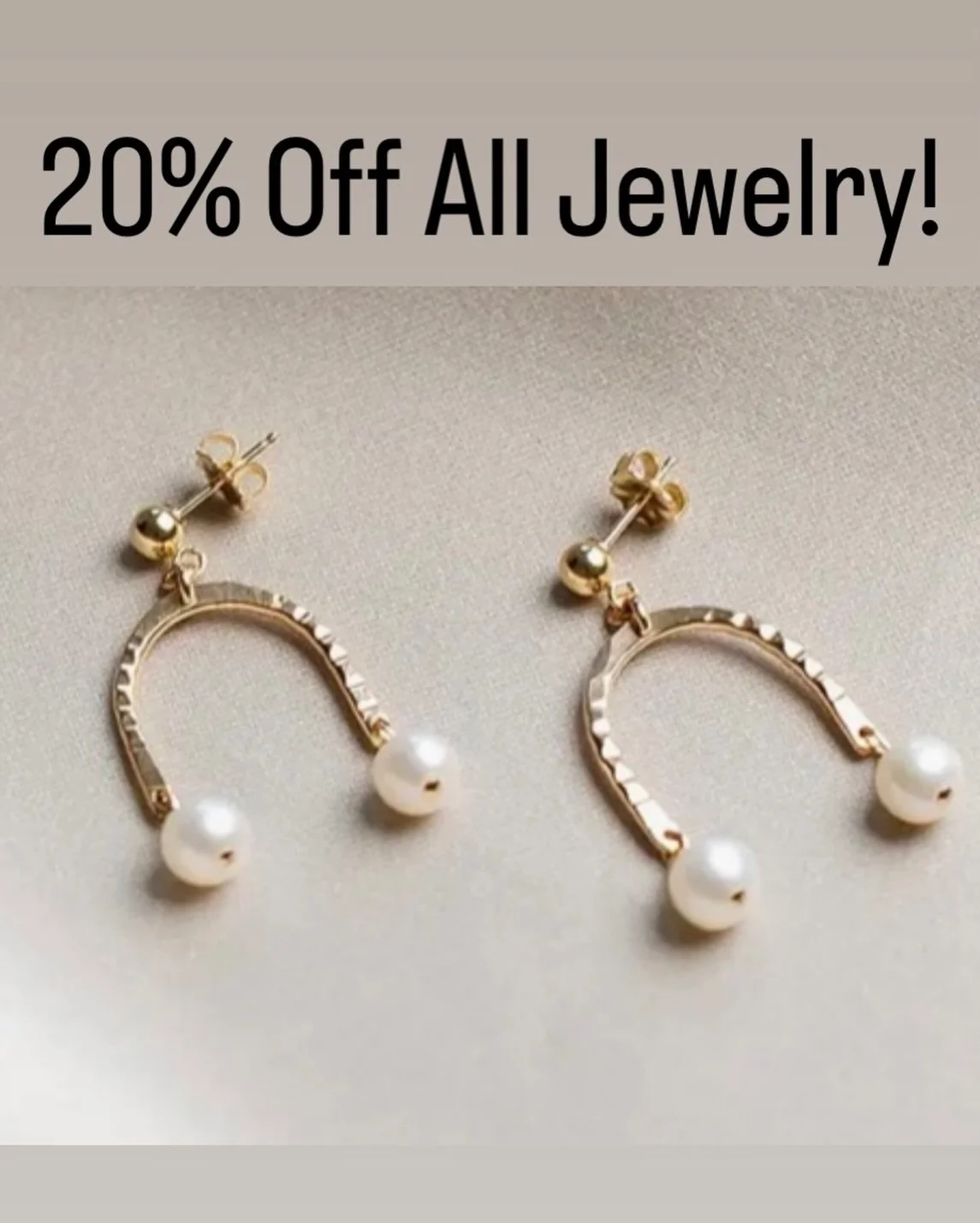 Jewelry SALE!
20% Off
Thru Monday 2/9