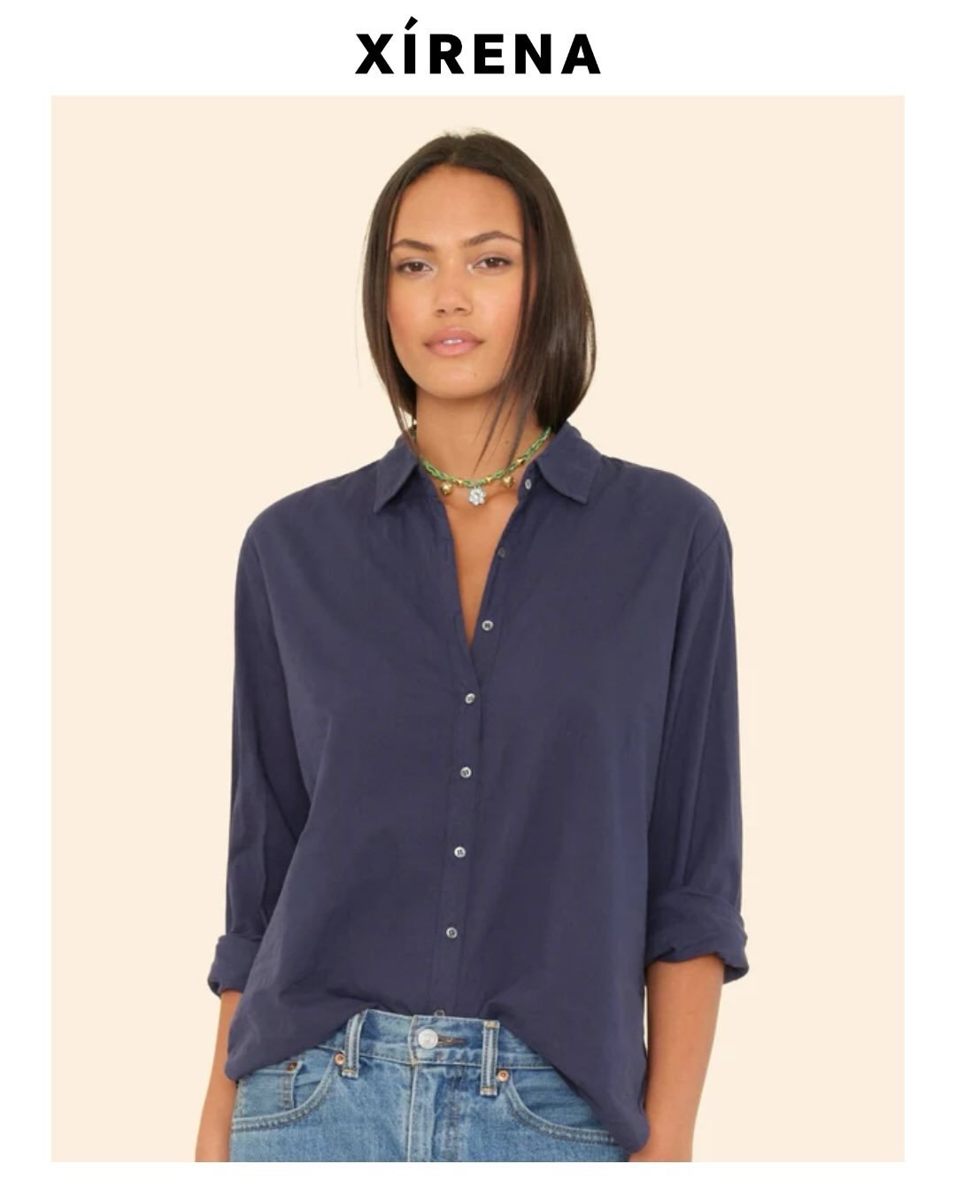 Just In! Beau Shirt In Two Colors - Navy &amp; Pale Rose
