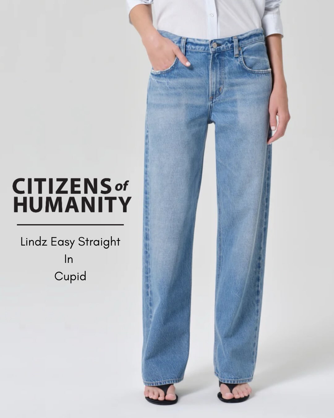 New From Citizens Of Humanity! Linda Easy Straight - A Relaxed Leg With A Low Rise.