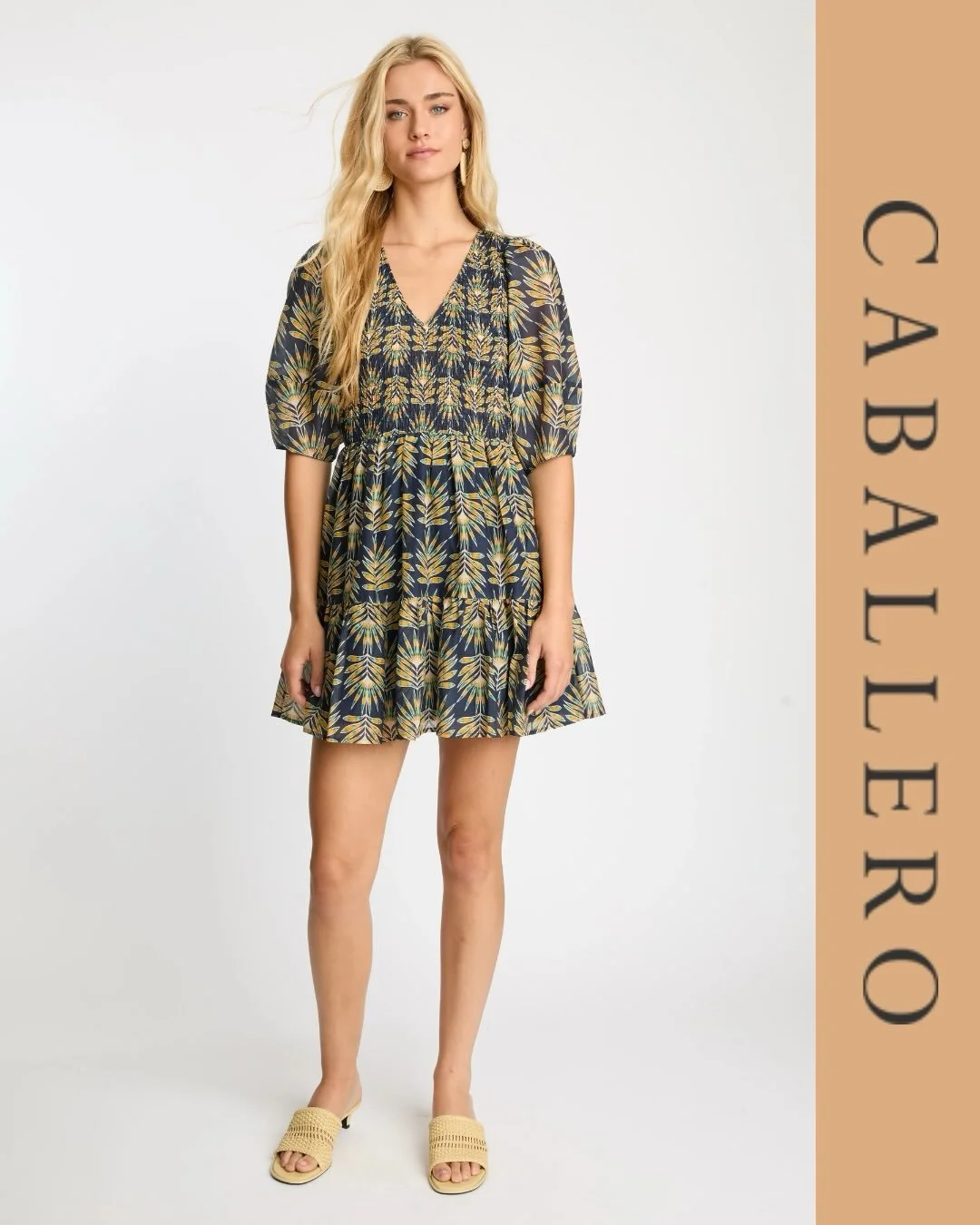 Caballero - Lottie Dress In Deco Plume.