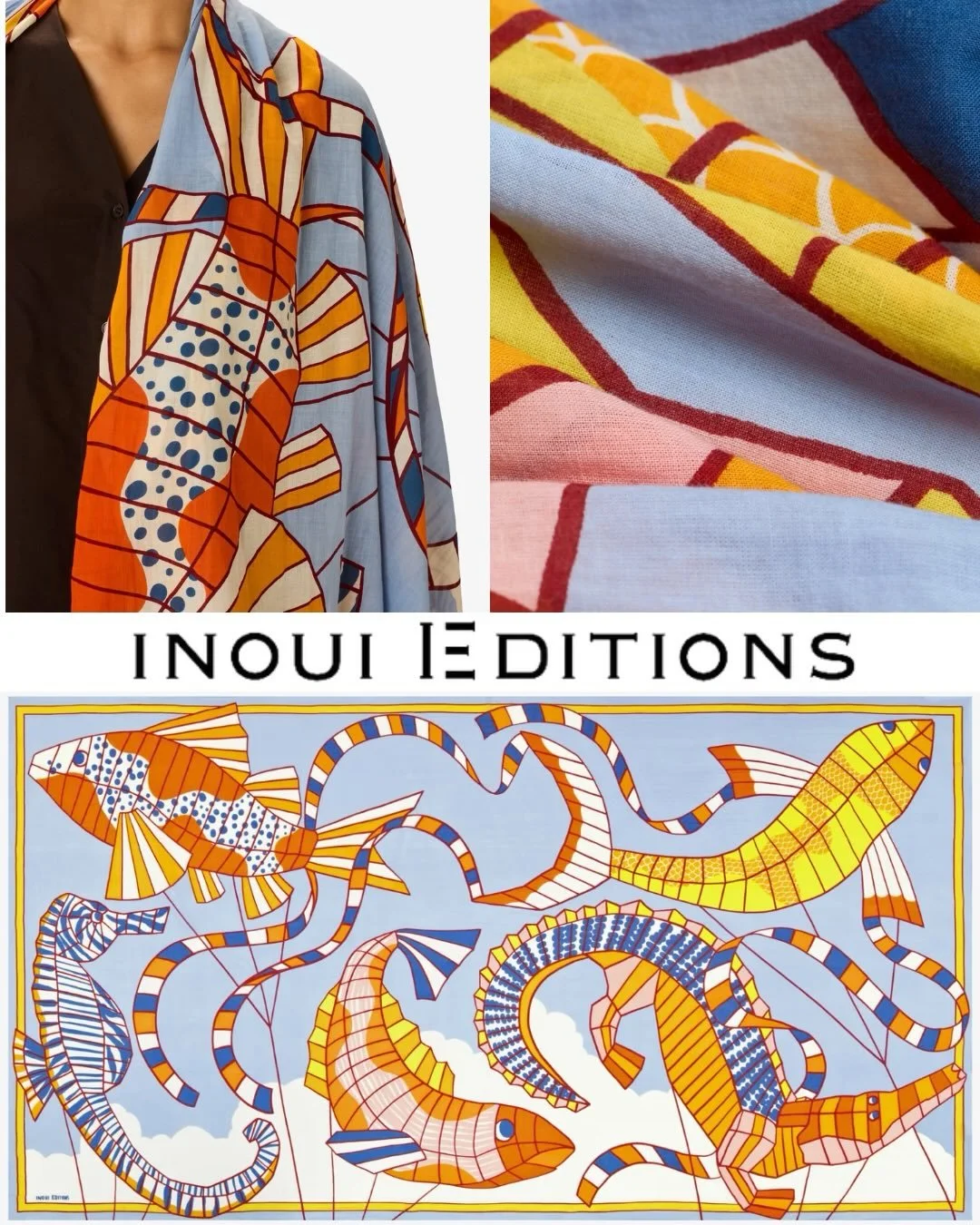 Just In! INOUI Scarves.