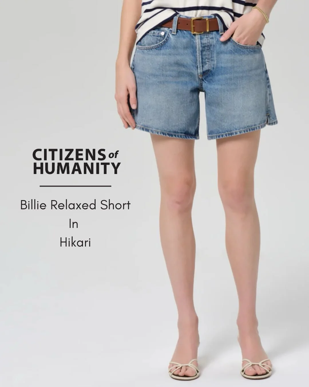 Just In! Billie Relaxed Short From Citizens Of Humanity. A Low-Waisted, Easy Fit.