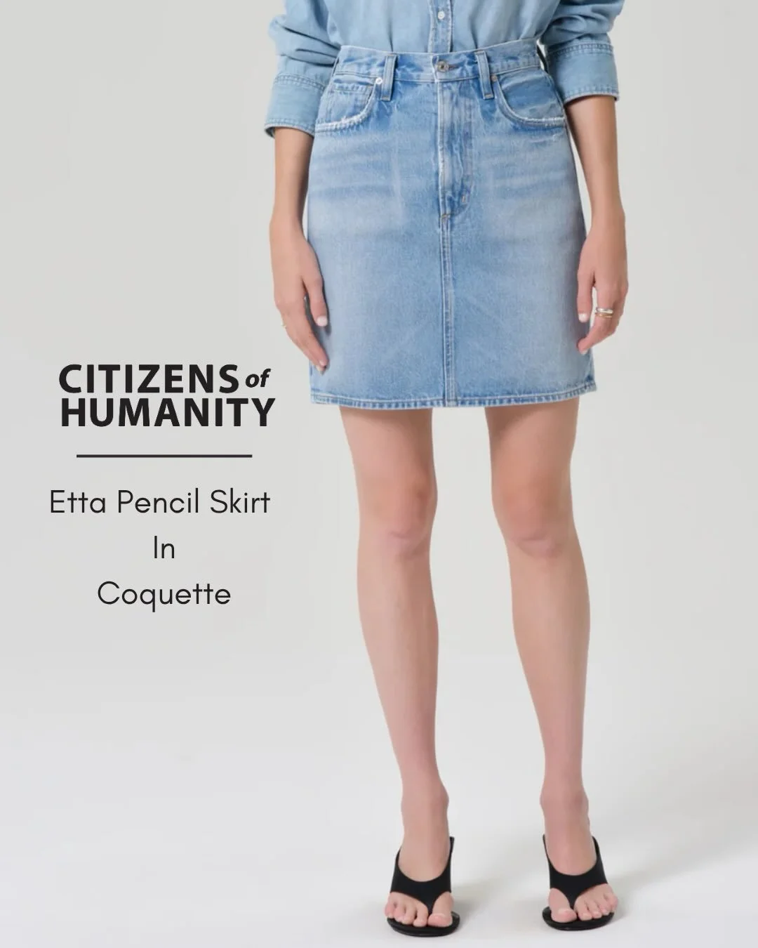 New From Citizens Of Humanity! Etta Pencil Skirt. A Modern Take On The Classic Pencil Silhouette. Designed To Sit High On The Waist.