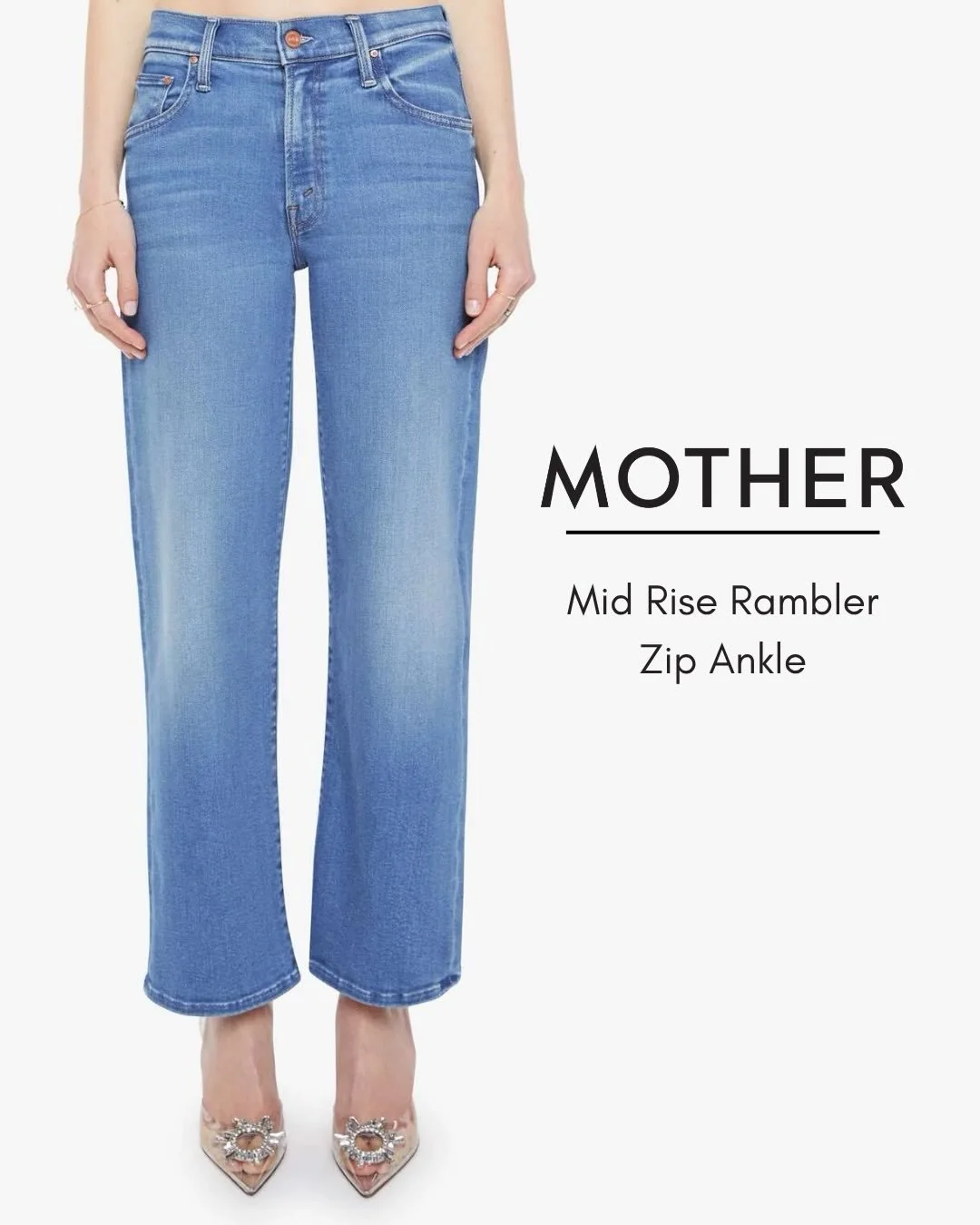 Restock Of The Mid Rise Rambler Zip From MOTHER!