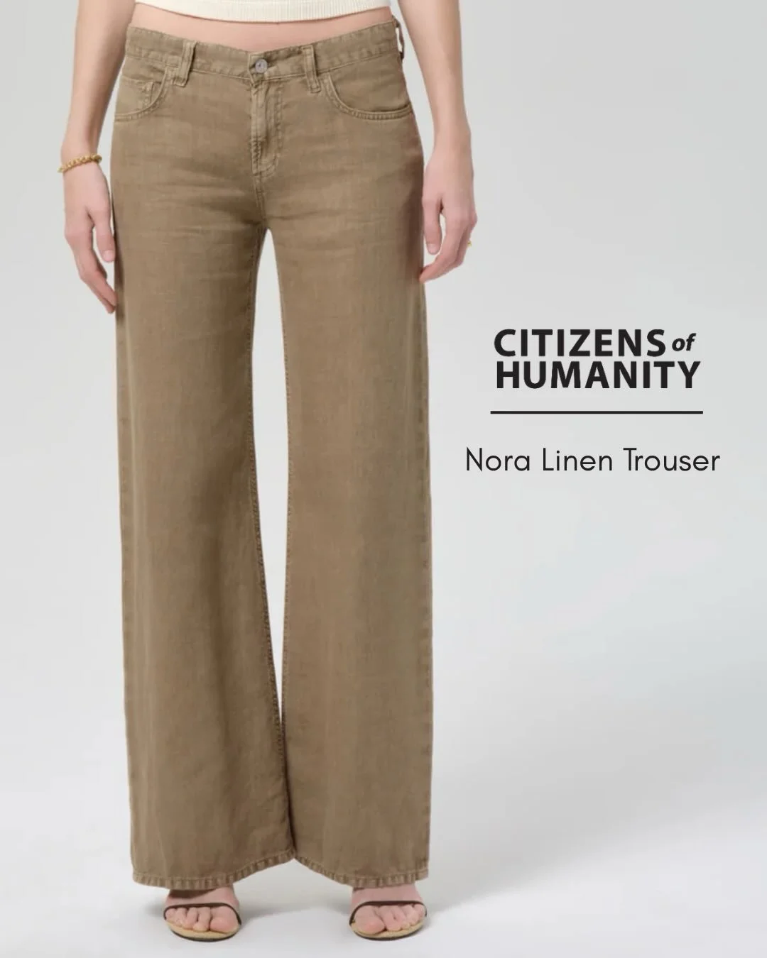 New From Citizens Of Humanity! Nora Linen Trousers. Elongated Shape And Relaxed Yet Tailored Fit Offers A Refined, Versatile Look. 100% Linen.