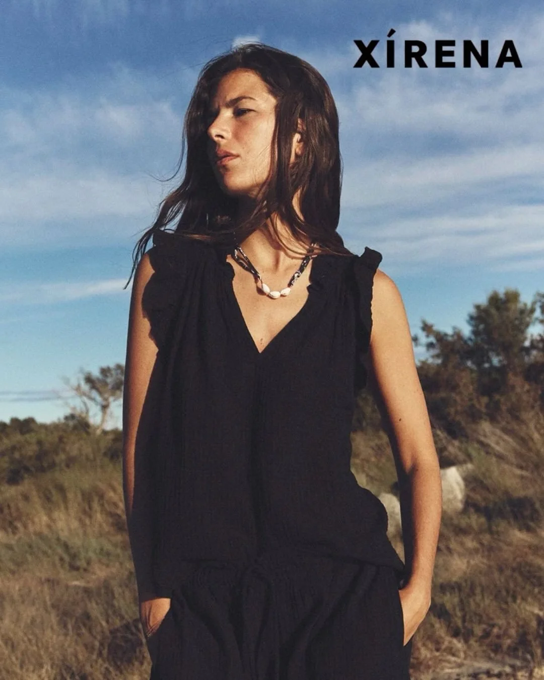 New From X&iacute;RENA - Bex Gauze Top. Made From Double Faced Cotton Gauze. Comes In Three Colors: Black, Picante &amp; White.