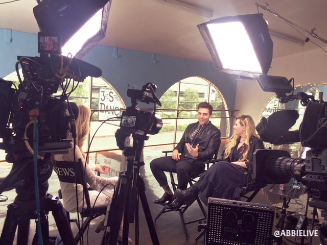 Back in the dance studio at 3rd Street Dance in Los Angeles, I meet up with the co-stars of Dirty Dancing for one more interview before their movie premieres on ABC, Wednesday, May 24! (It's a 3-hour movie event!)