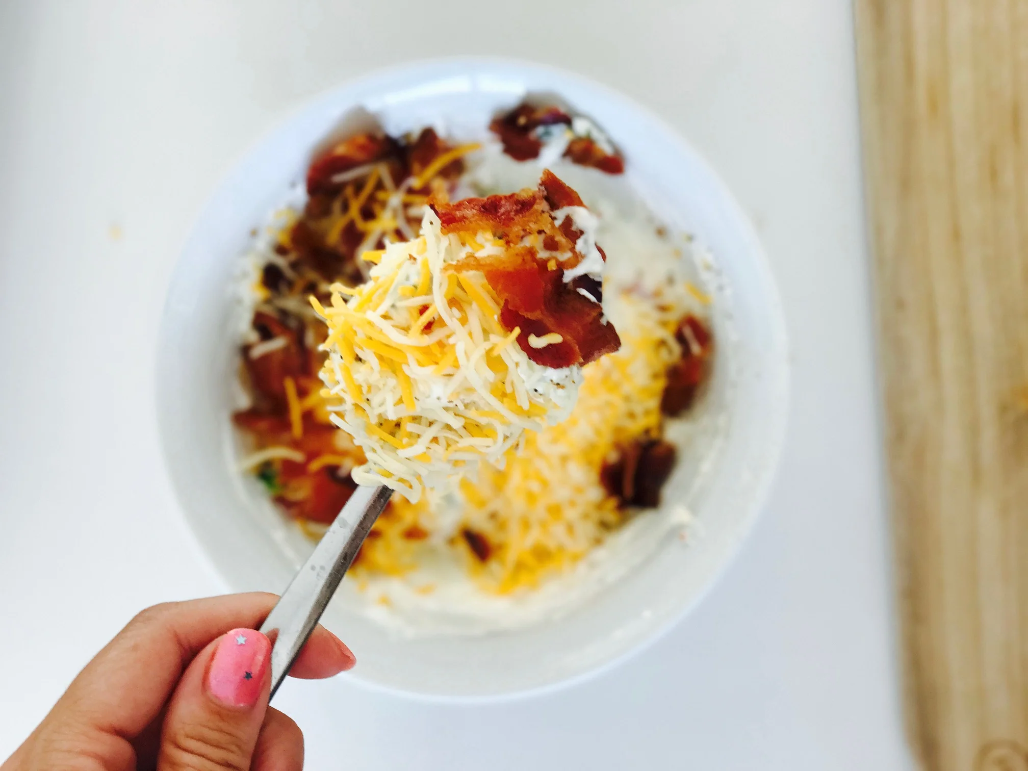 The cheesy filling is quick and easy to whip up!