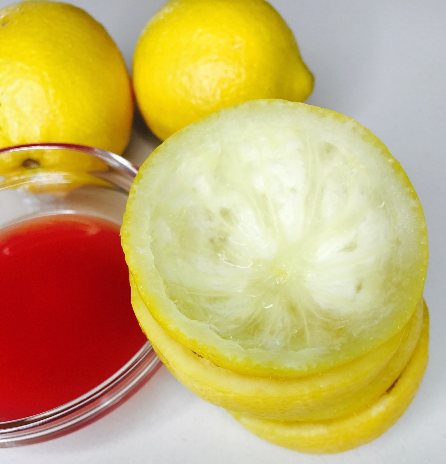 QUICK TIP!! Make sure to smooth out the inside of the lemons! 