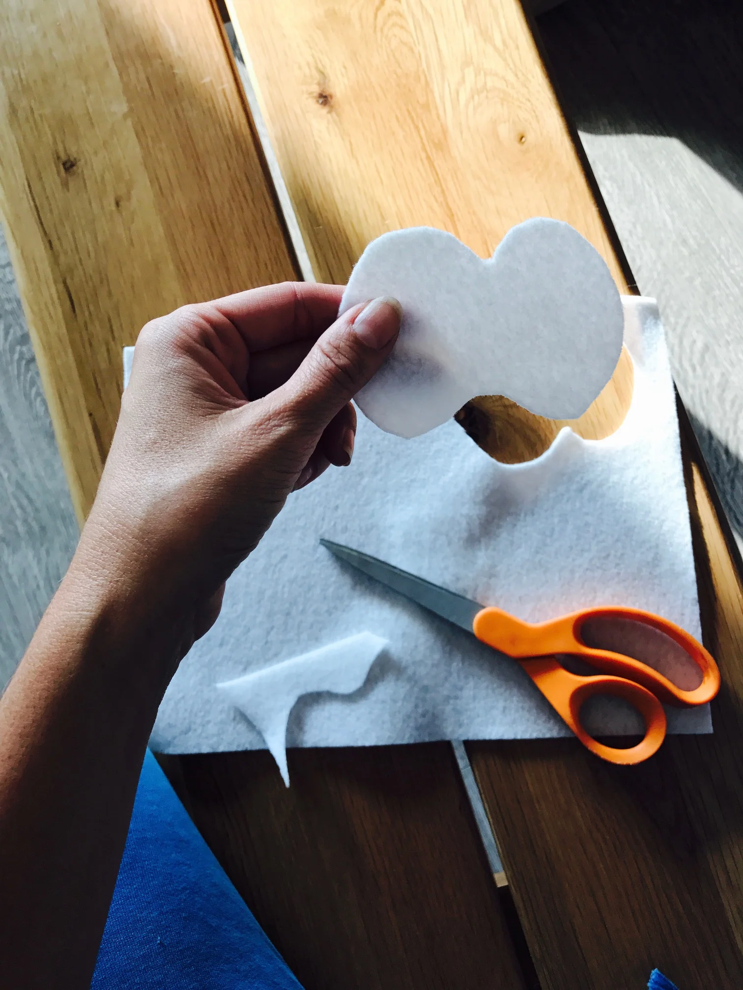 CREATE A SIMILAR SHAPE...FOR THE EYES...AND CUT. JUST NEED ONE OF THESE! 