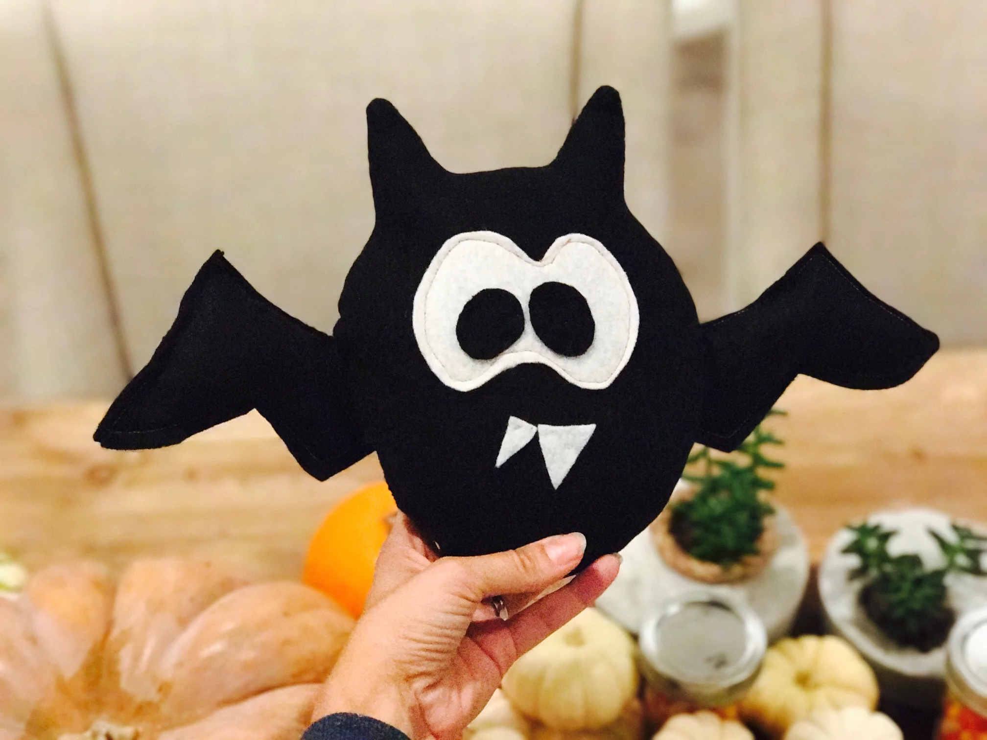 AND THERE YOU GO! AN ADORABLE, PLUSH PILLOW! A ONE-OF-A-KIND, DIY, WORK OF ART!