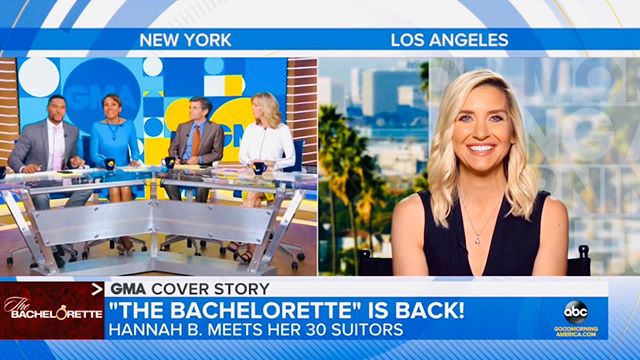 @bacheloretteabc is back!!!! So excited to follow @alabamahannah and her journey to (hopefully) find LOVE 💕 this season! Check out my @goodmorningamerica story from this morning! @chrisbharrison  #bachelornation #thebachelorette #thebachelor