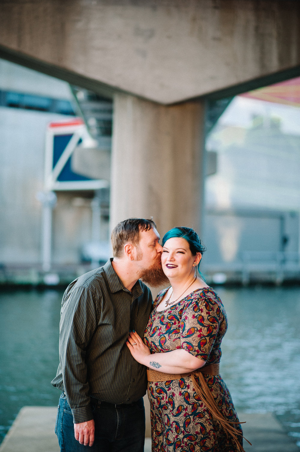  Bonnie and Josh Engagement in Baltimore, MD 04/04/17.  Photo Credit: Nicholas Karlin www.karlinvillondo.com 