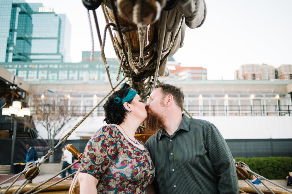  Bonnie and Josh Engagement in Baltimore, MD 04/04/17.  Photo Credit: Nicholas Karlin www.karlinvillondo.com 