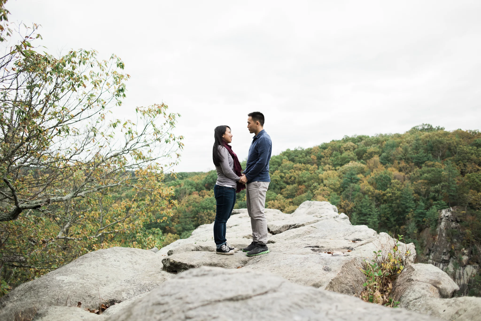 Jason & Janet's Engagement Session at Rocks State Park