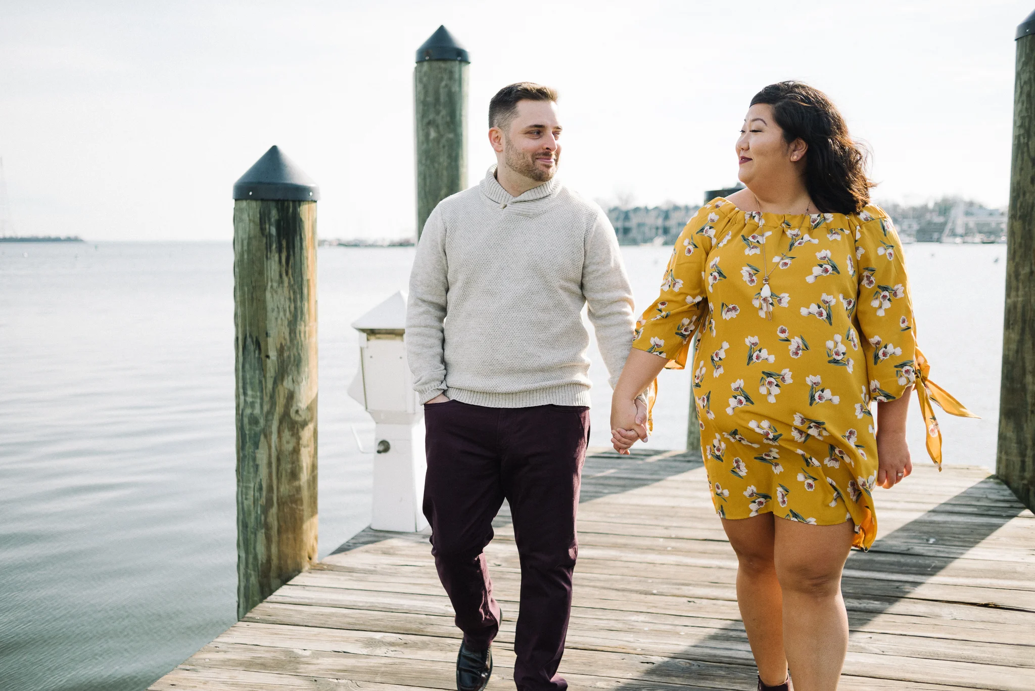Kristi and Lee Engagement in Annapolis, MD 01/15/17. Photo Credit: Nicholas Karlin www.karlinvillondo.photoshelter.com