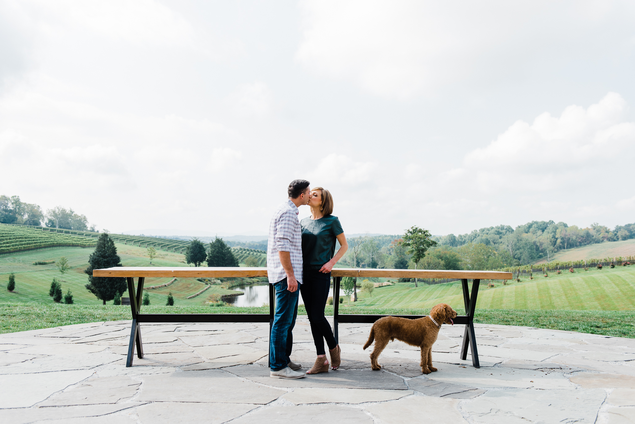 Bethany & Tony's Engagement Session at Stone Tower Winery