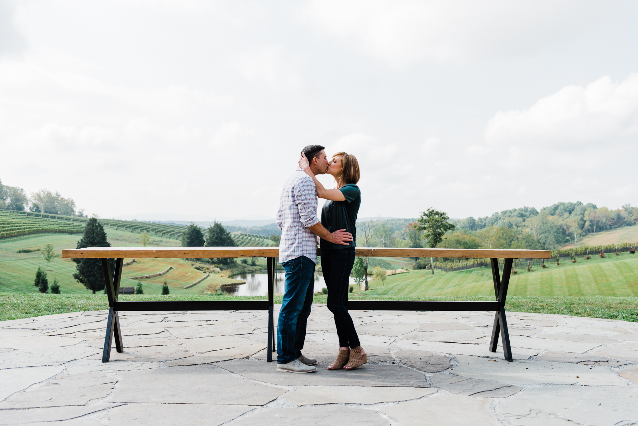 Bethany & Tony's Engagement Session at Stone Tower Winery