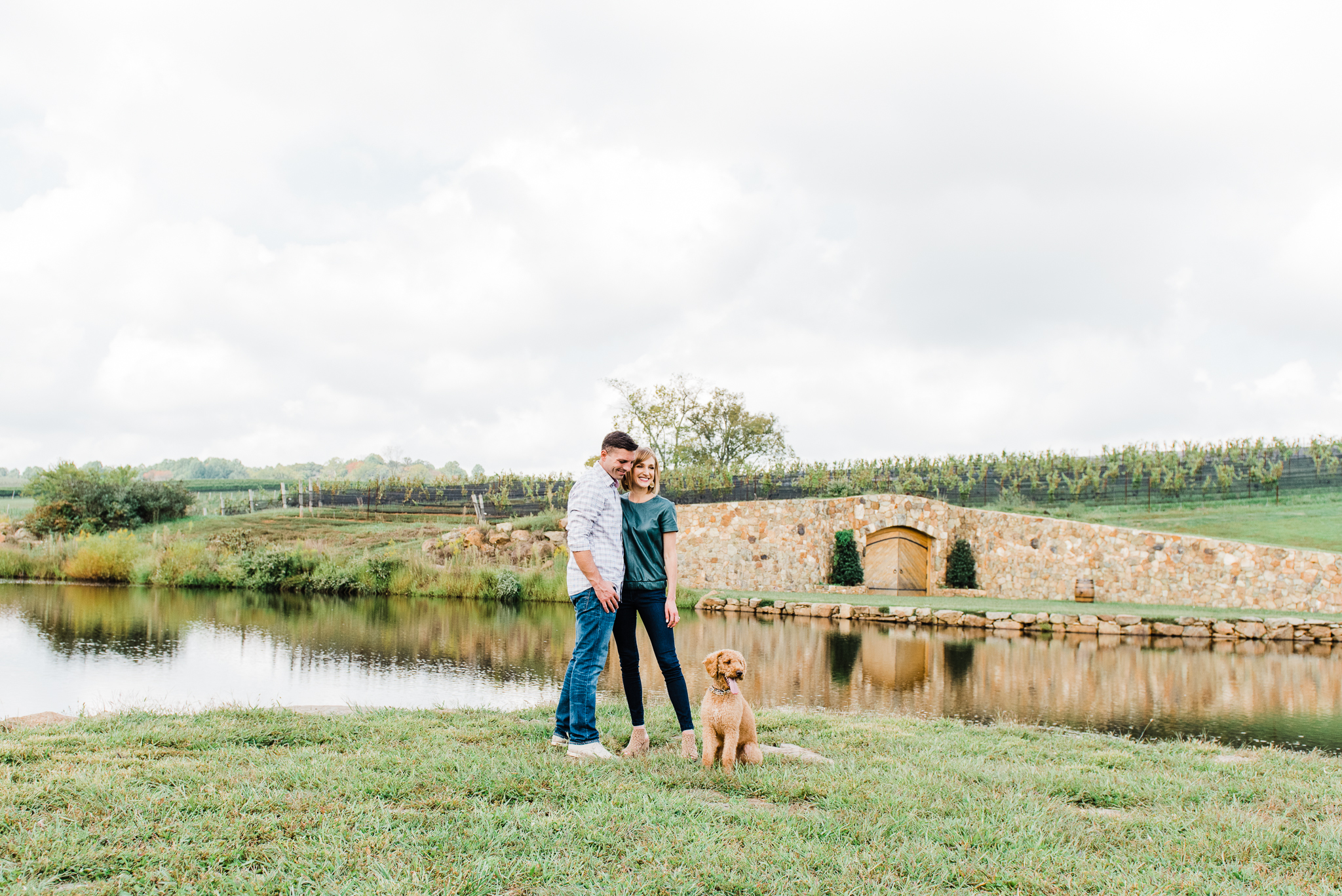 Bethany & Tony's Engagement Session at Stone Tower Winery