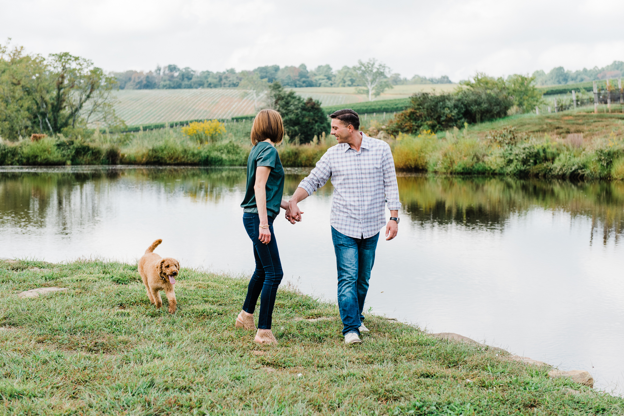 Bethany & Tony's Engagement Session at Stone Tower Winery