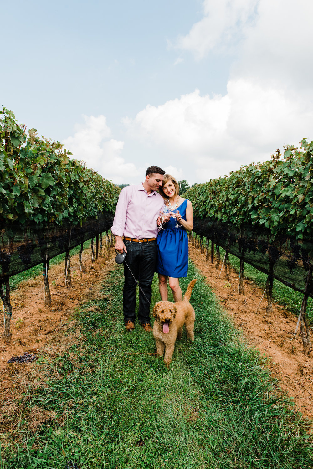 Bethany & Tony's Engagement Session at Stone Tower Winery