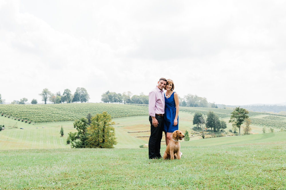 Bethany & Tony's Engagement Session at Stone Tower Winery