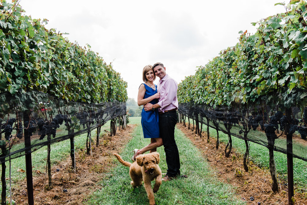 Bethany & Tony's Engagement Session at Stone Tower Winery