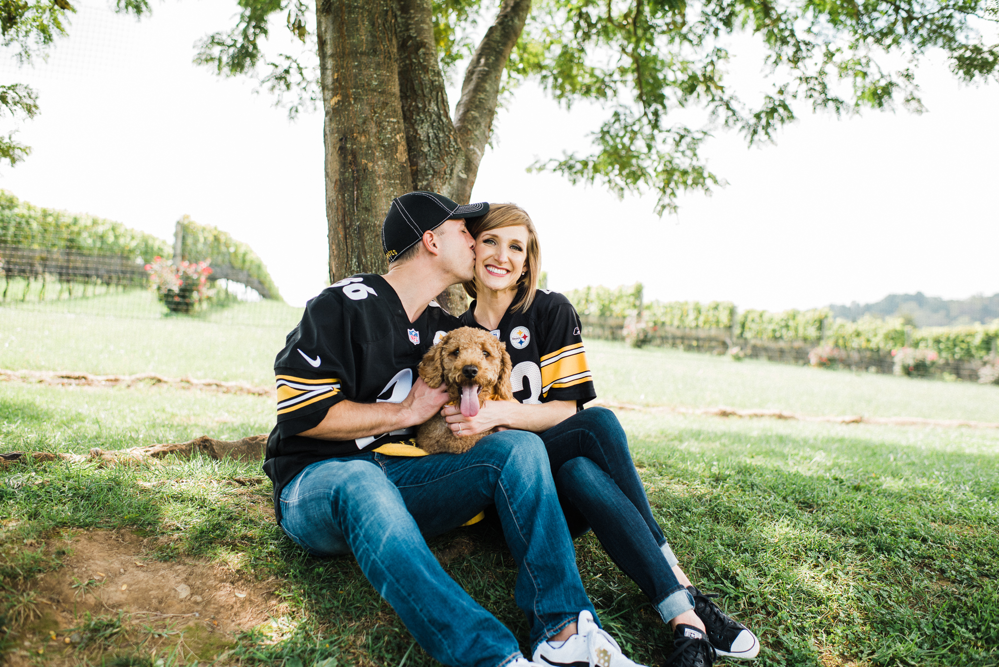 Bethany & Tony's Engagement Session at Stone Tower Winery