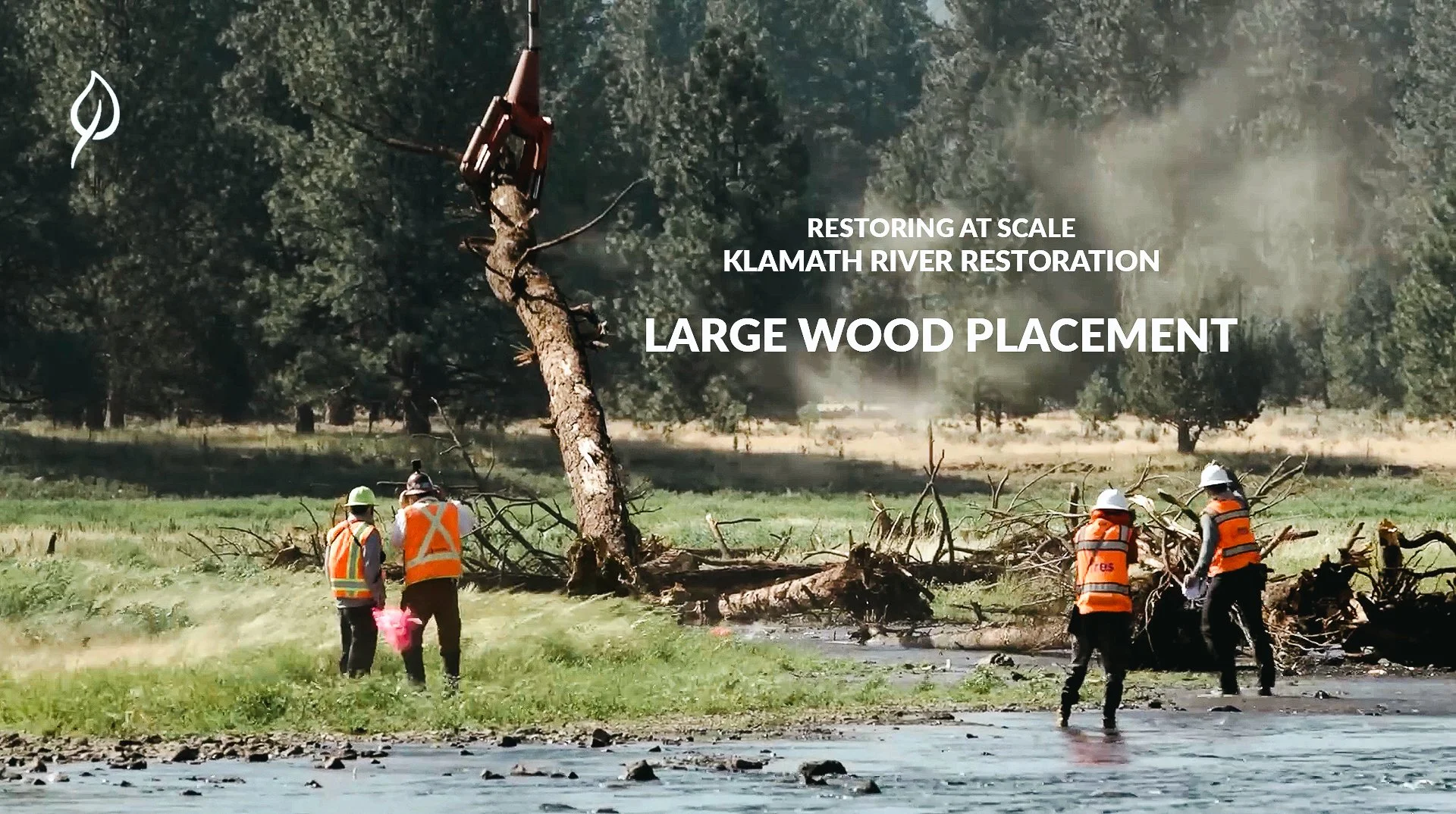 Wood Placement | Klamath River Restoration