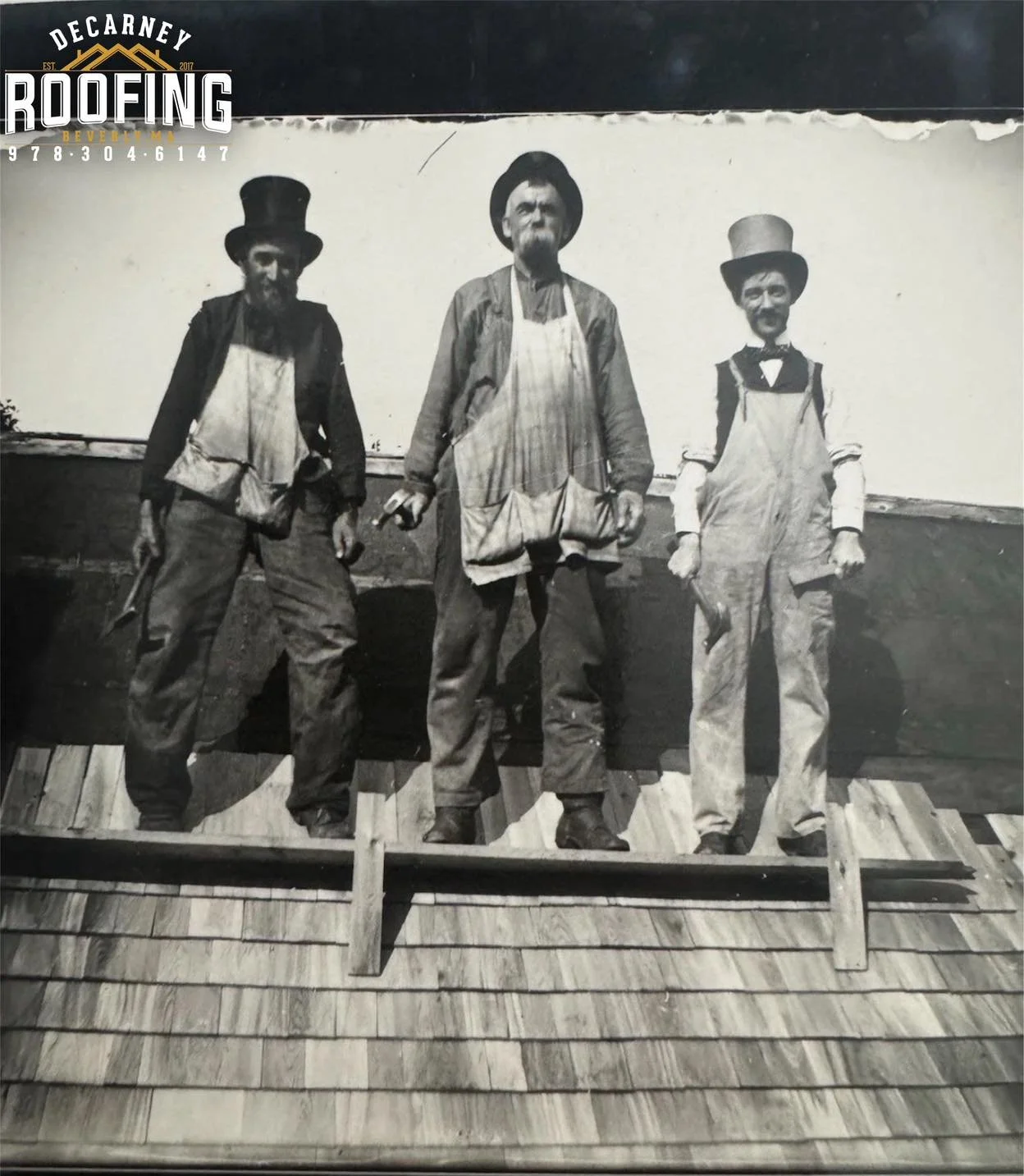 ⏰ Throwback Thursday Roofing History ⏳🏠

I know I say this every week but this might actually be one of my new favorite photos. I literally found this yesterday and couldn&rsquo;t wait to share it.

Based off the outfits alone I&rsquo;d hire these g