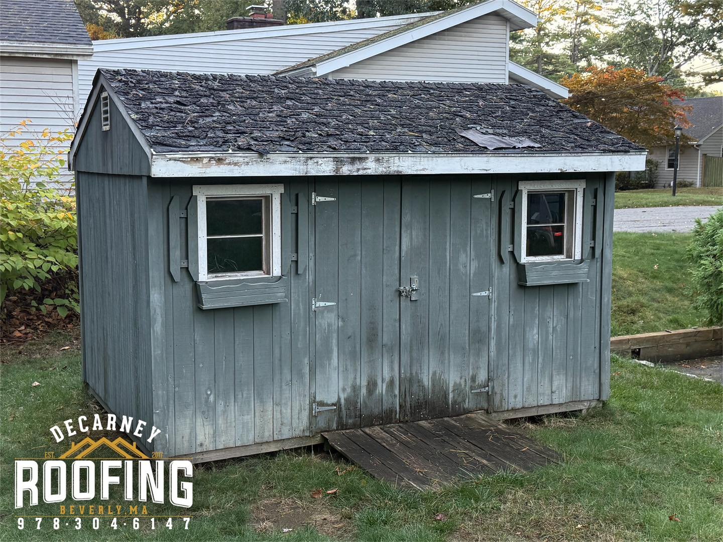 🏡 New Shed roof incoming!!! Time to make this thing water tight! 💧

#DeCarneyRoofing #DeCarneyDidIt #TheDeCarneyDifference #BeverlysRoofer #Beverly #BeverlyMa #BeverlyBasedBeverlyTrusted