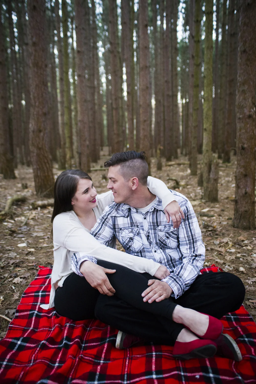 Pines-Woods-Trees-Engagement-Photography-Photographer-West Michigan-Michigan-Rosy Mound Natural Area-Grand Haven-.jpg
