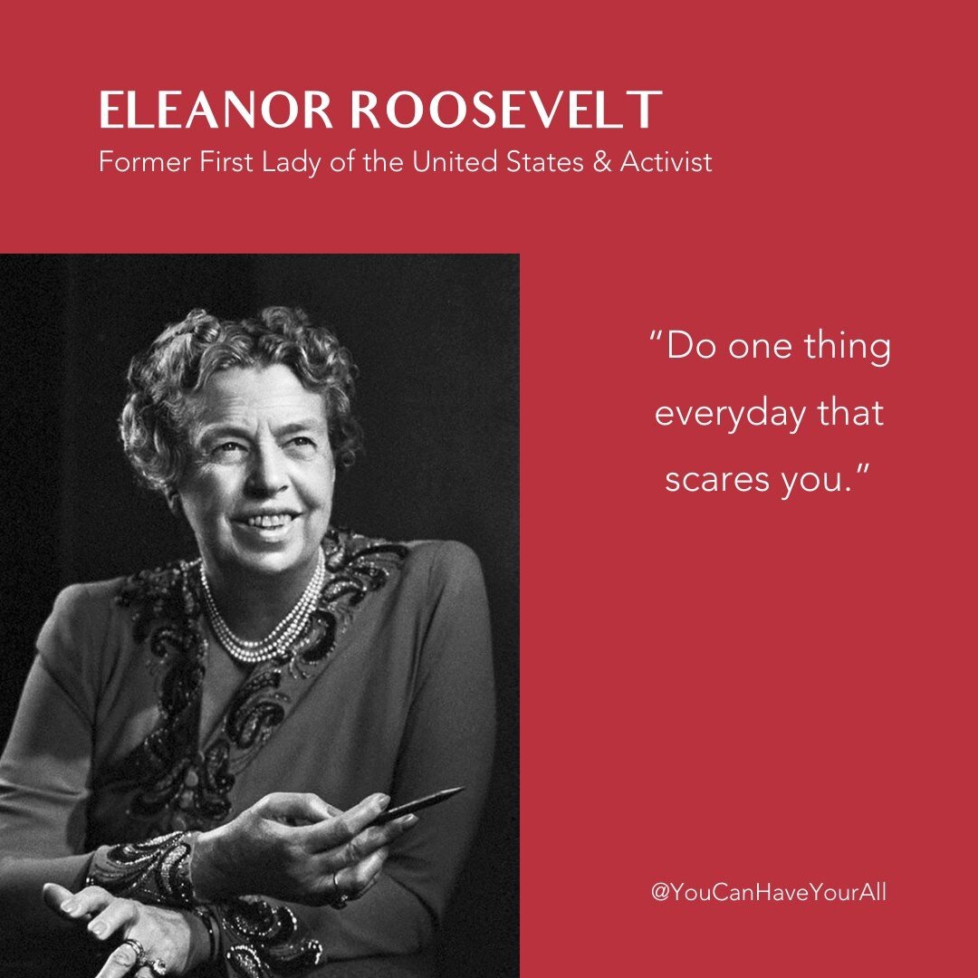 &ldquo;Do one thing everyday that scares you.&rdquo;
 -Eleanor Roosevelt-

What will you do this week to get YOUR all that scares you?

Find out more on my website: www.thegoldnergroup.com
..
..
#youcanhaveyourall #janegoldner #book #read #business #