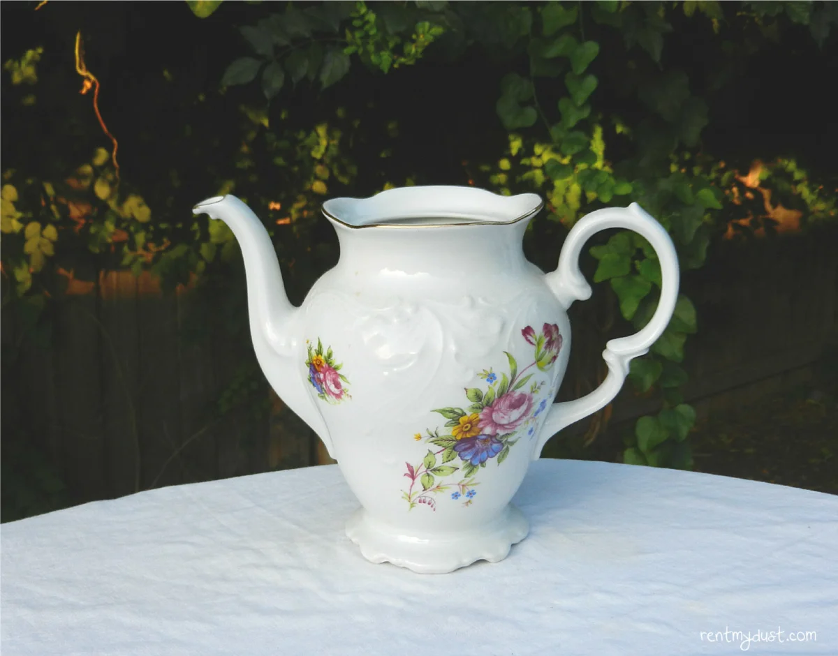 Floral Teapot ~ No Lid