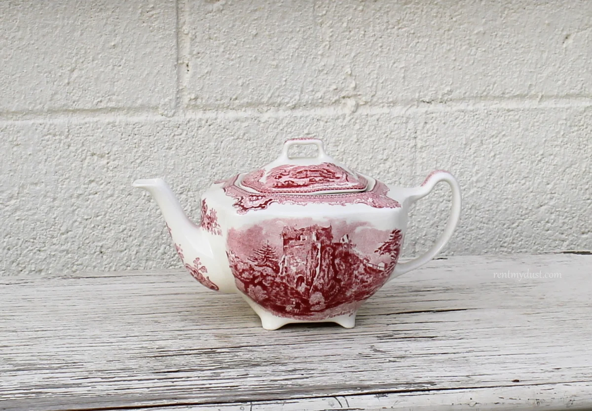 Red Castle English Teapot - $15