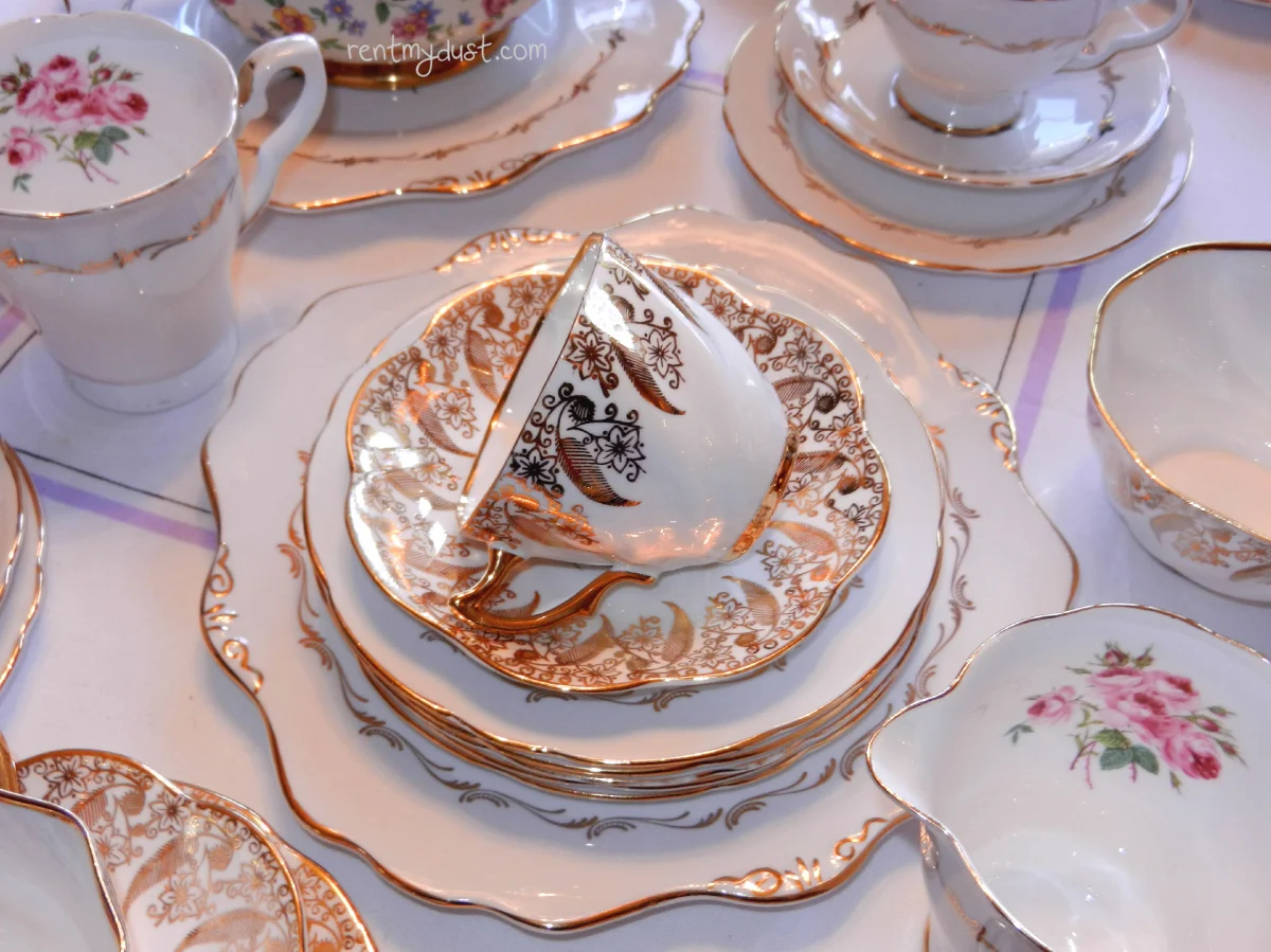 Rent My Dust Teacups & Saucers