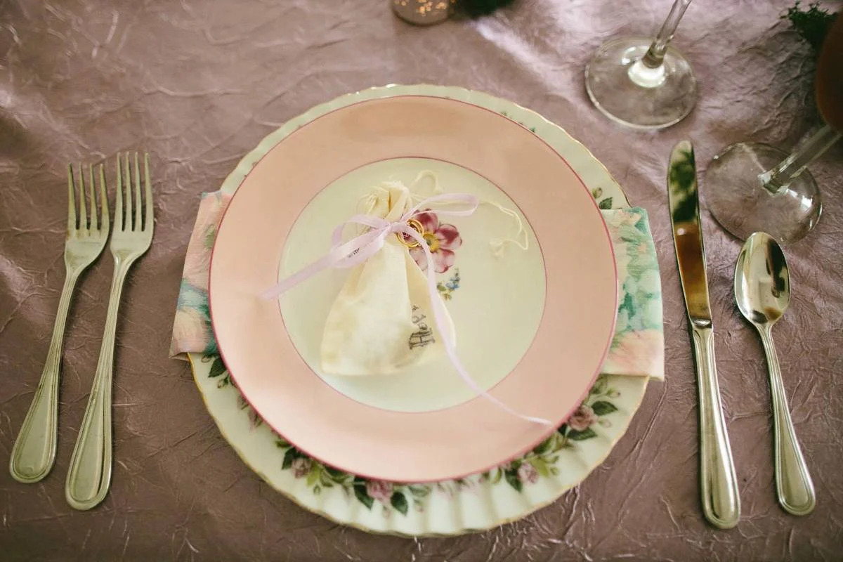 Mismatched China Garden Wedding