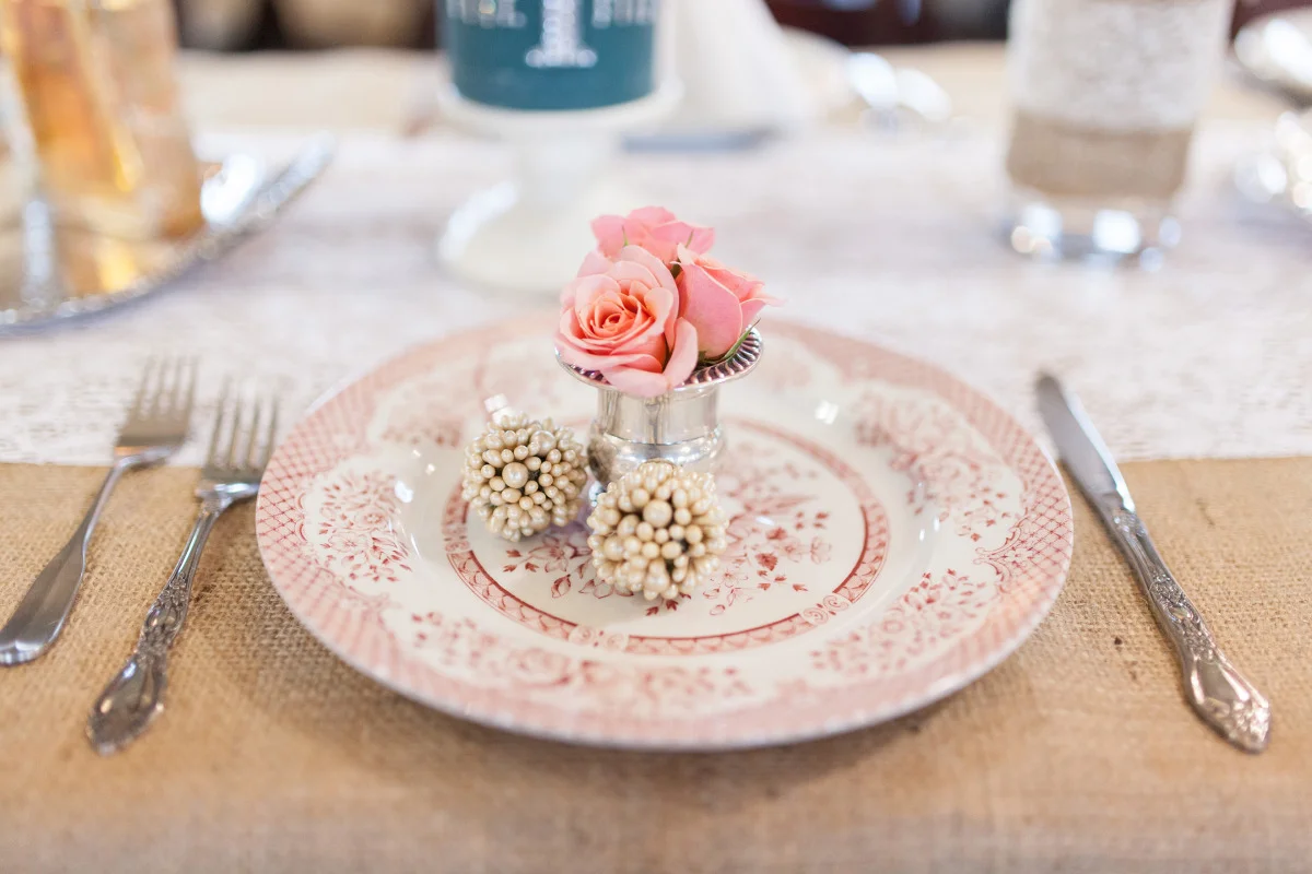 Mismatched Dinner Plates & flatware ~ Ben Q Photography