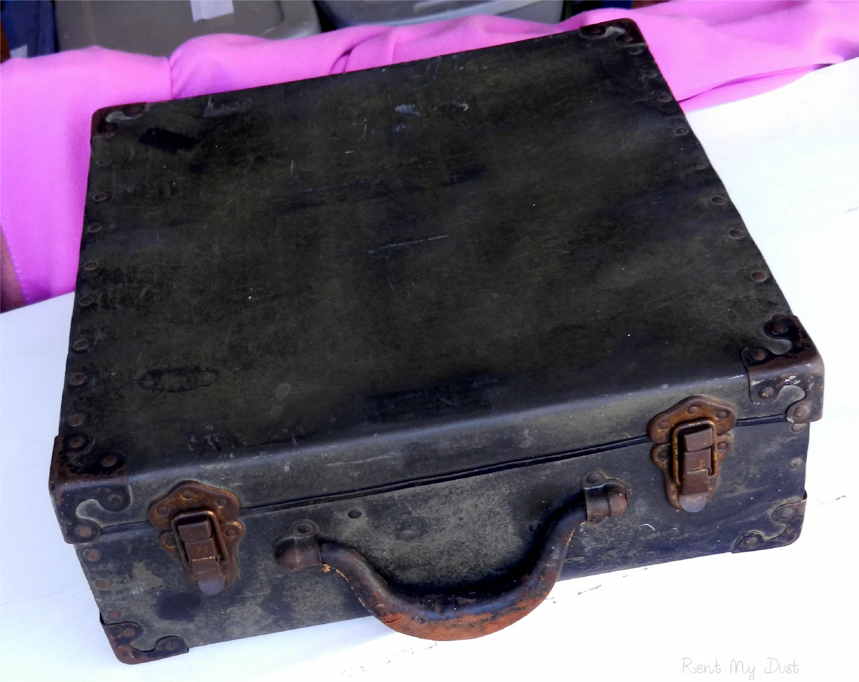 square suitcase