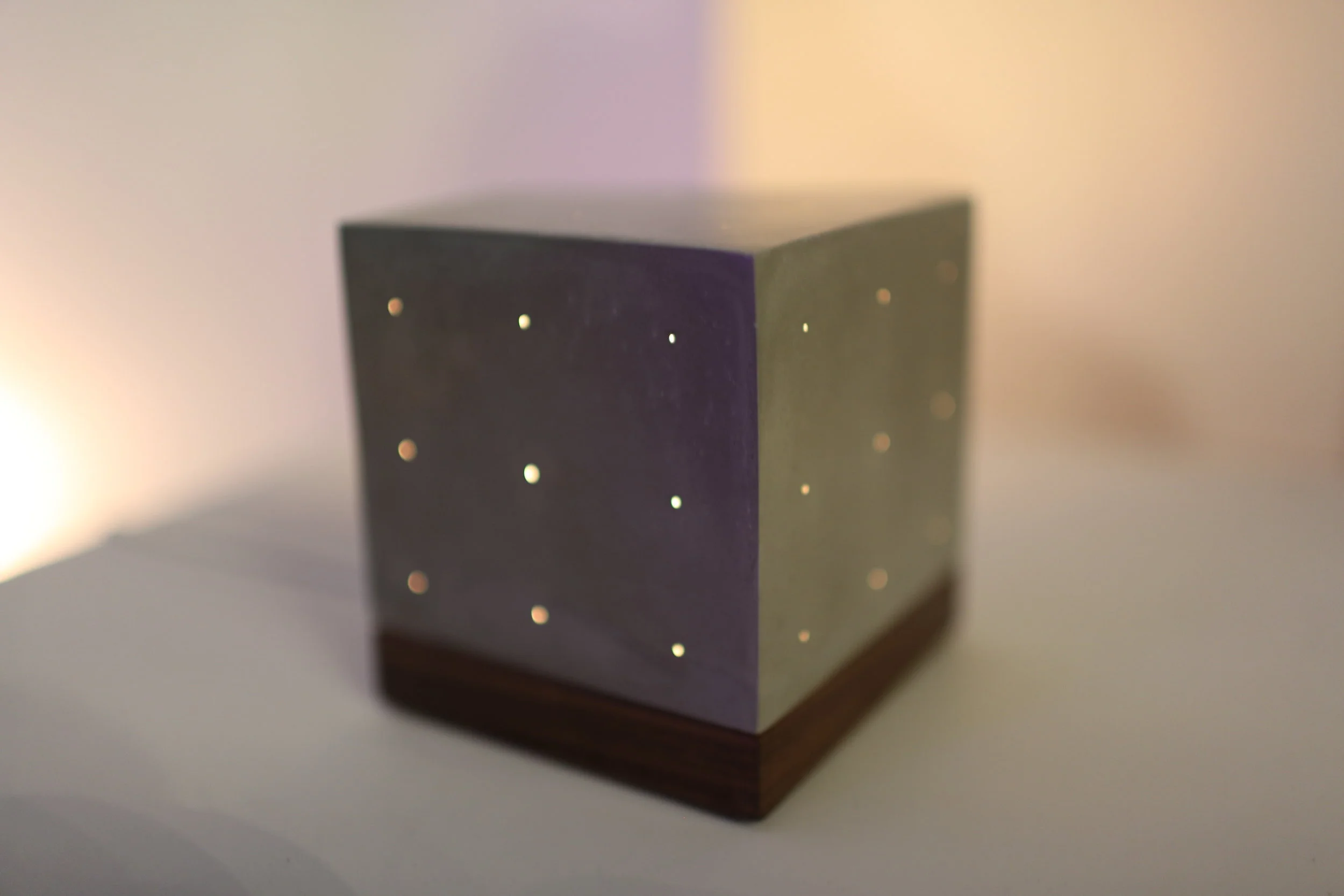 The completed lamp. Photo credit: Dickson Chow