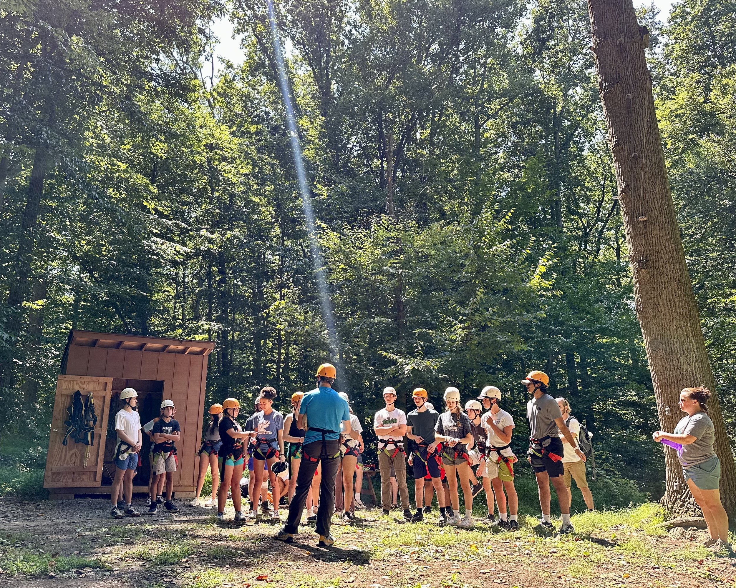  Before the school year started, our student leadership teams met in Mt. Gretna to work together on team-building and leadership exercises.   