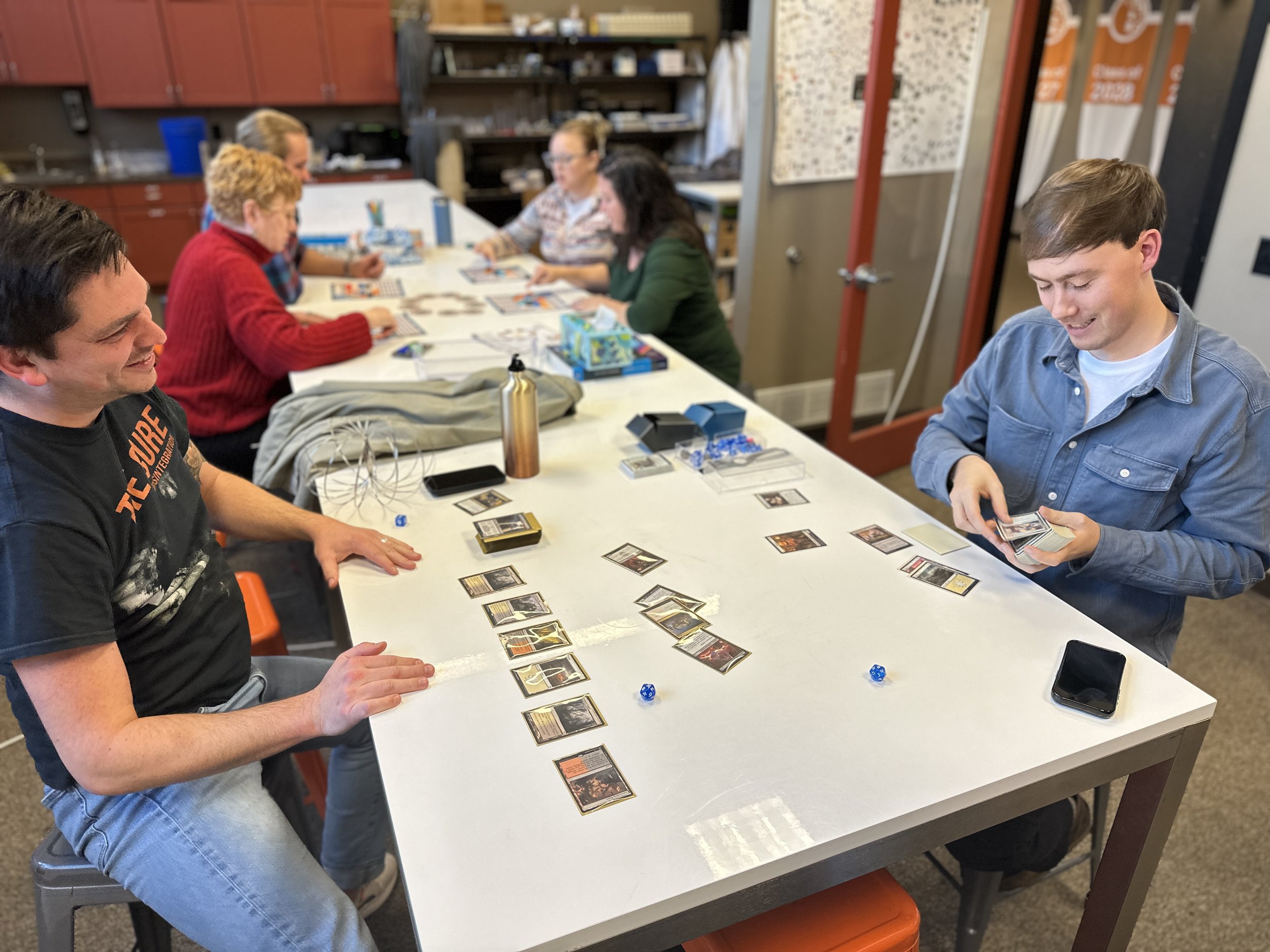  Okay.  Maybe not  entirely  “Student Activities”.  Faculty also gathered in the Science Lab in November for game night…. 