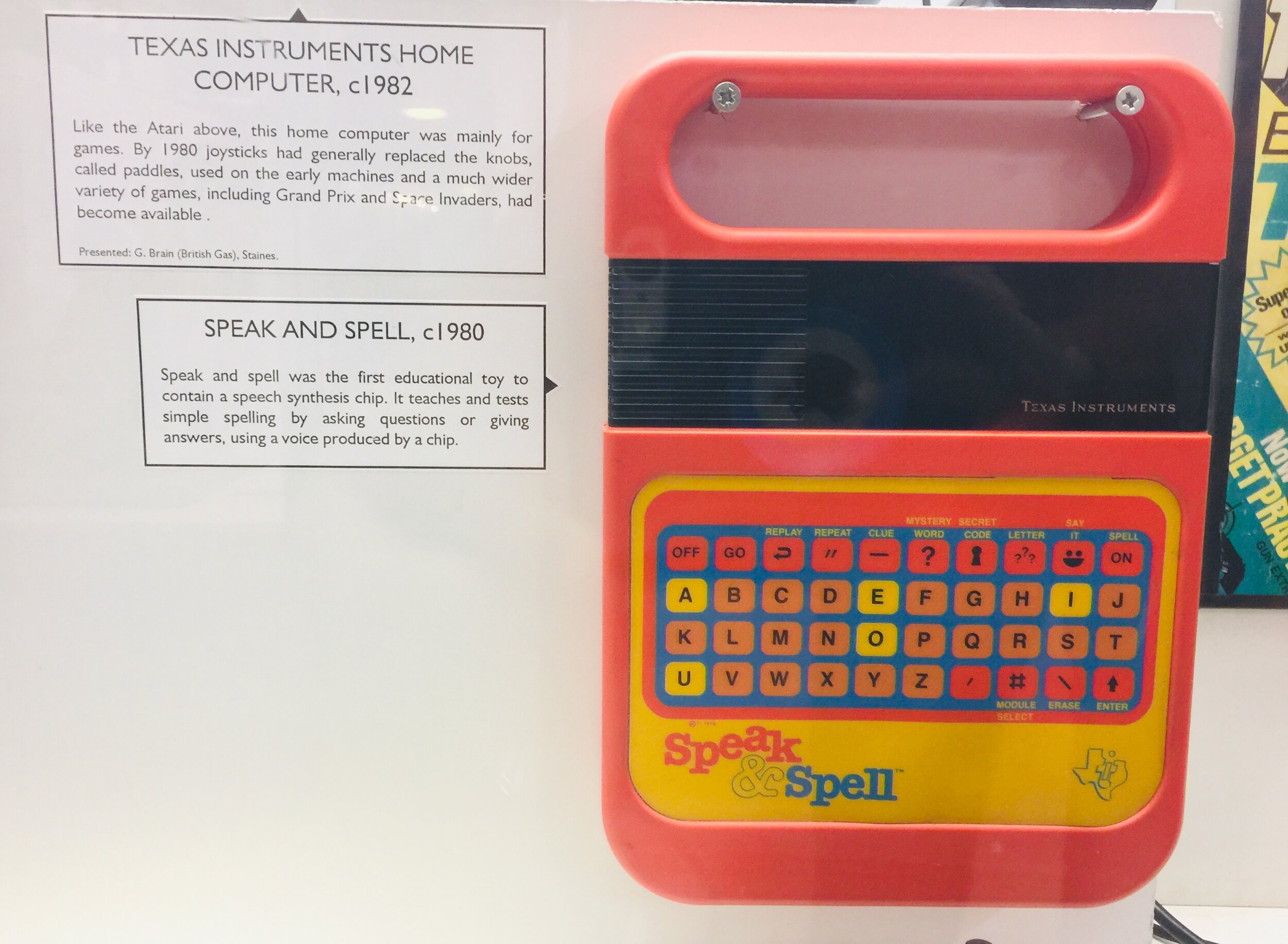 Did anyone else have one of these to learn how to spell?