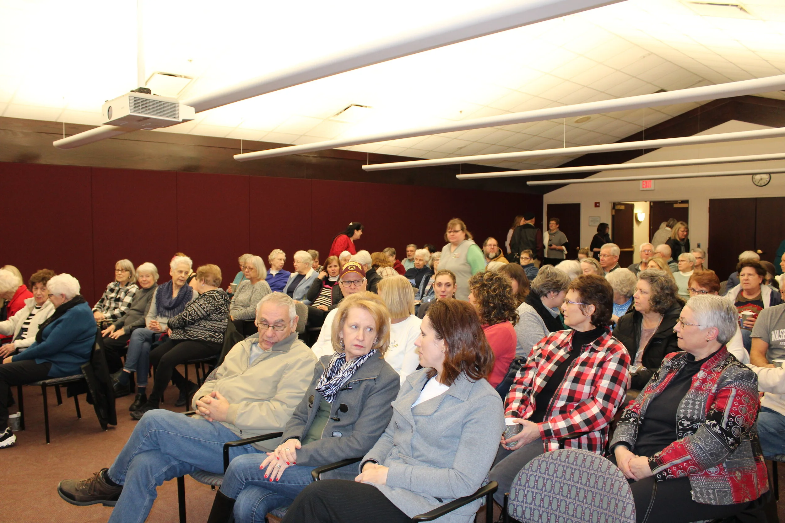 Over 100 people came to the Fremont Public Library for the January 2nd Secret Remains book event! The fictional town of Freeport in the series is based on my hometown community of Fremont, Michigan.