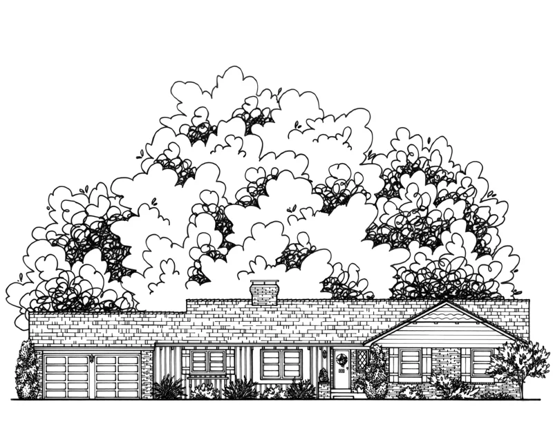 Katie Danner Custom Home Drawing
